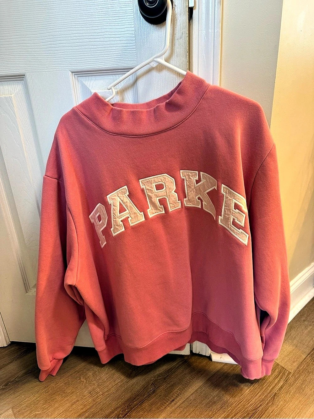 Parke Varsity Mockneck 2025 Pink Aid